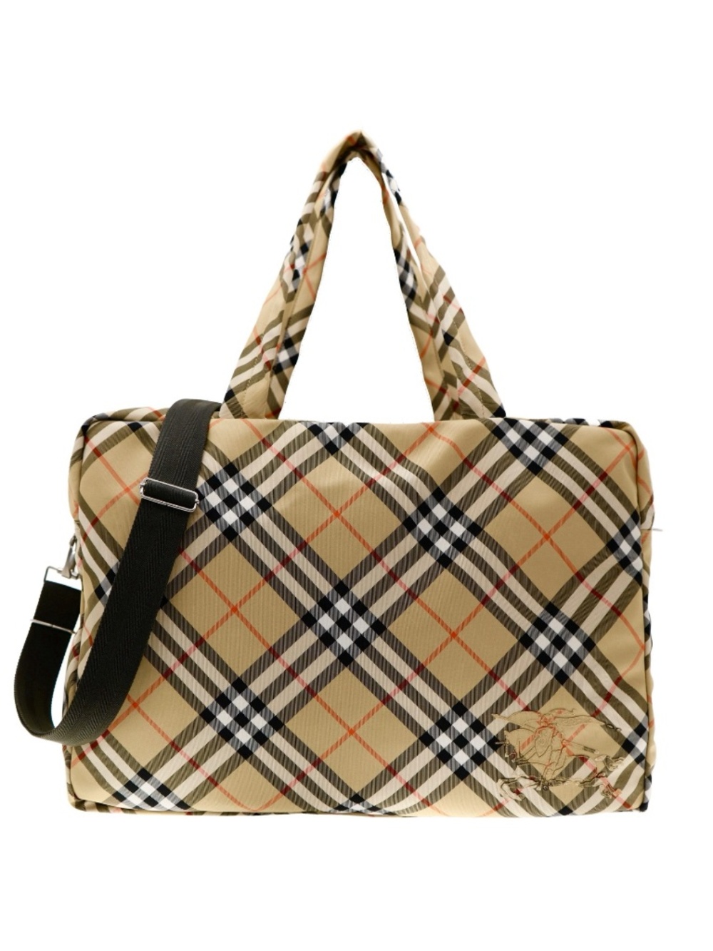 Burberry Classics Weekender Duffle Bag Large Check Canvas New